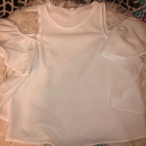 Beautiful cold shoulder blouse from Nordstrom